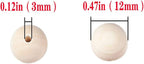 300Pcs 12mm Wood Beads Round Wooden Spacer Beads Unfinished Natural Wood Loose - Image 6