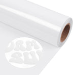 TORC White Puff 3D HTV Vinyl Heat Transfer, Silhouette | Easy Cut & Weed by TORC