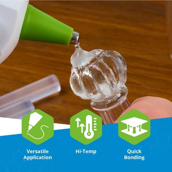 Adtech Mini Hot Glue Sticks Clear | High Temperature | Bonds in 30 Seconds | - Image 5