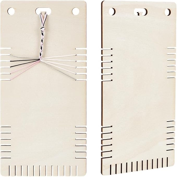 FINGERINSPIRE 2 Pcs Friendship Bracelet Making Kit 9.4x4.7 inch Hole 10mm by FINGERINSPIRE