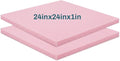 Frienda 2 Pack 1" x 24" x 24" Upholstery High Density Foam Cushion Replacement by Frienda