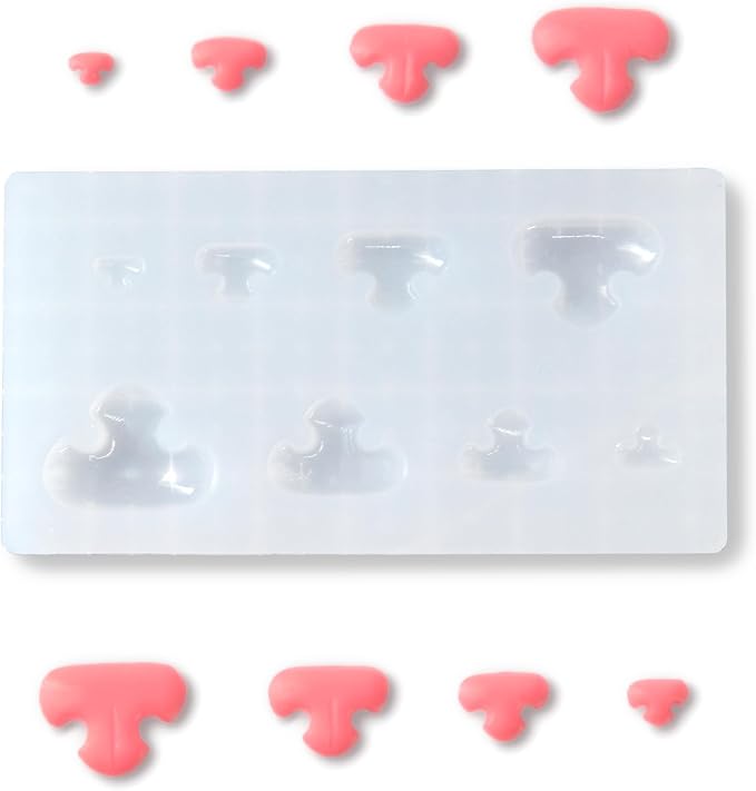 Nuvretk 8 Cute Silicone Molds for Needle Felting by Unknown