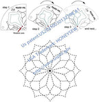 HONEYSEW Free Motion Quilting Template Sewing Ruler Templates - Image 2