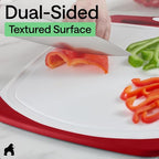 GORILLA GRIP BPA-Free Reversible Kitchen Cutting Board Set of 3, US Designed - Image 6