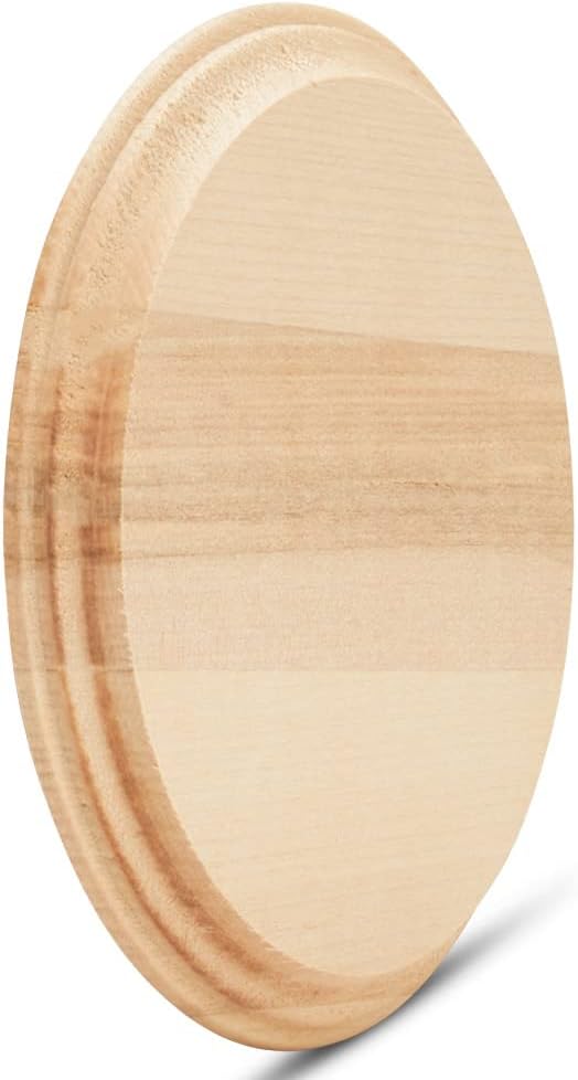 Round Wooden Discs 5 inch, Modern Coasters, Wood Rounds - Image 3