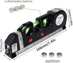 Laser Level Line Tool, Standard Cross Line Laser Leveler Beam Kit | - Image 2