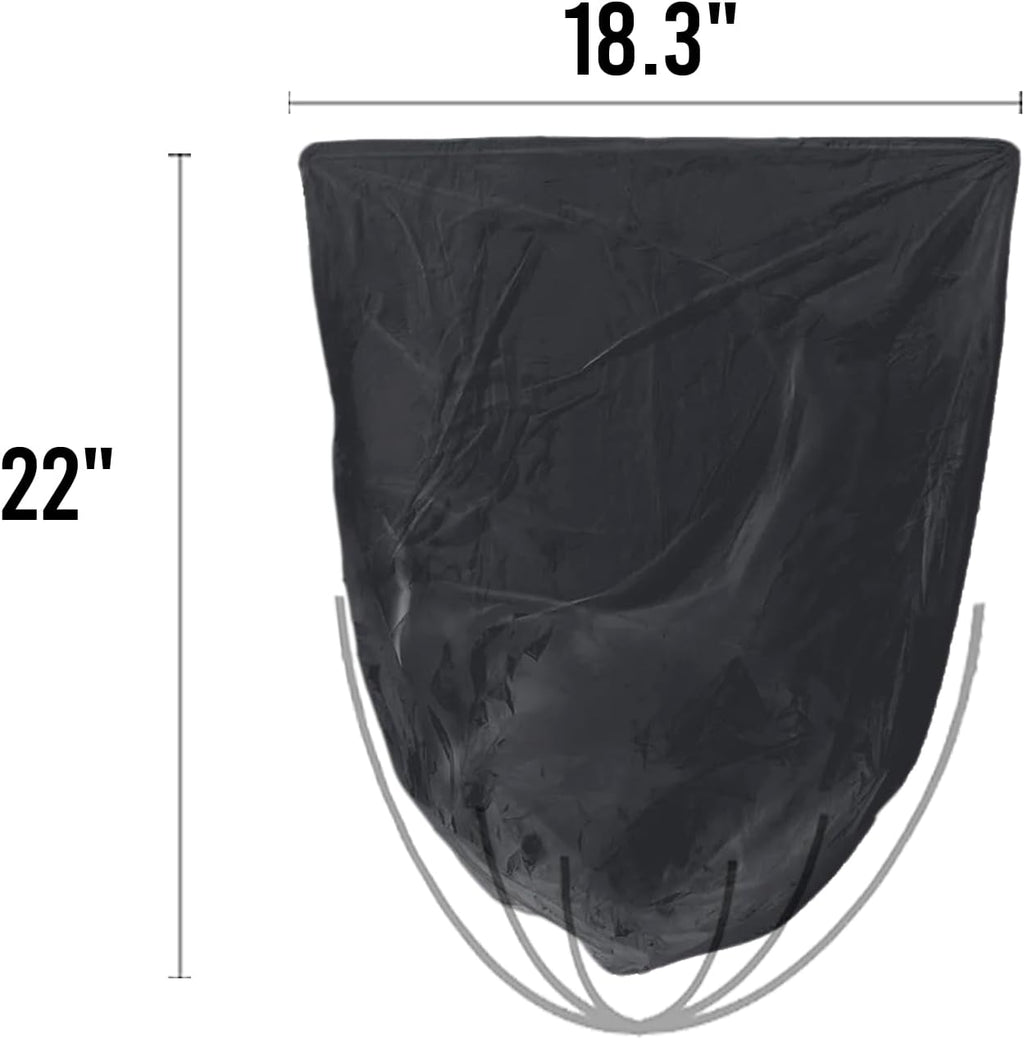 2-4 Gallon Trash Bags, 400 Count Black Garbage bags, Small Trash Can Bin Liners for Bathroom, Office, Industrial, Commercial, Janitorial, Municipal, Recycling