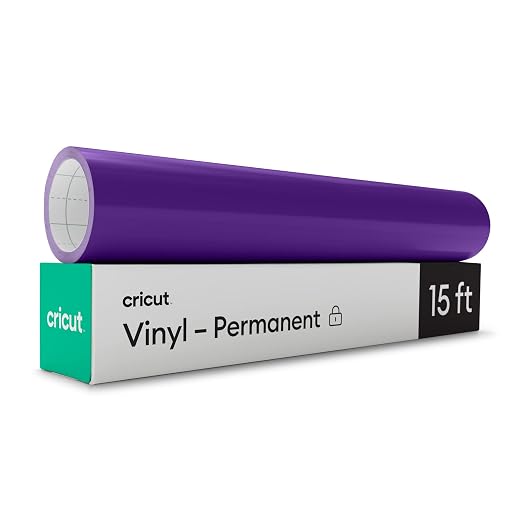 Cricut Premium Permanent Vinyl Roll, Dishwasher-Safe & Fade-Proof, Compatible by Unknown