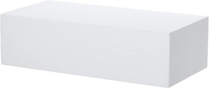 Crafare Large Craft Foam Block 14x7x4inch Foam Blocks Polystyrene Foam Brick by Crafare