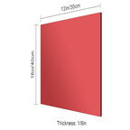 12x16 Inches Deep Red Mirror Acrylic Sheet – 2 Pcs Reflective Acrylic Panel - Image 2