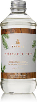 Thymes Reed Diffuser Oil Refill - Diffuser Oils Scents for Home Refill - Use for Reed Stick Room Air Fresheners (Frasier Fir, 7.75 fl oz)