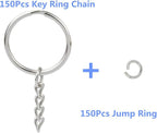 150 Pcs NANSSY 1 Inch/25mm Split Keyrings - Image 2