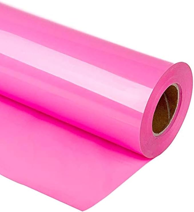 guangyintong Heat Transfer Vinyl Pink HTV Rolls, Matte Surface by guangyintong
