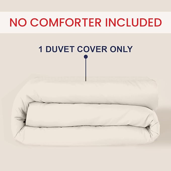 Kotton Culture 1 Pc California King Duvet Cover Only-100% Egyptian Cotton 600 - Image 2