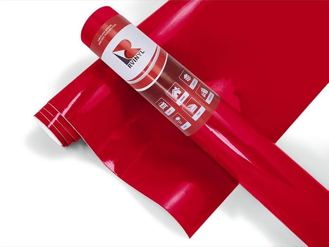 3M Cardinal Red Cast Adhesive Vinyl 12in x 5ft by Rvinyl