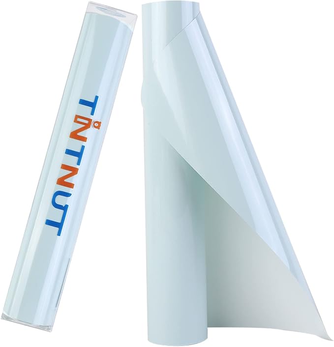 Tintnut Sky Blue Heat Transfer Vinyl, 10inx6ft Iron on Vinyl | Neutral boho PU by Tintnut