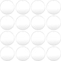 100pcs with Holes 1inch Blank Mini Acrylic Round Sheets | 2mm Thick, by Senbota