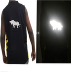 FUNKAKA Heat Transfer Vinyl Reflective Light Gray HTV Roll, Reflective HTV Vinyl - Image 3
