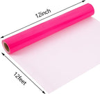 guangyintong Fluorescent Heat Transfer Vinyl Neon Pink HTV Rolls, HTV Vinyl - Image 3