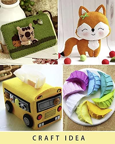 YYCRAFT Craft Soft Felt Sheets 9 Inch X 12 Inch - Image 2