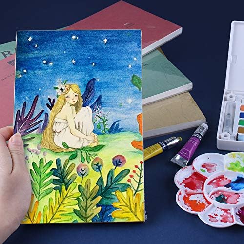 BAOHONG Artists' Watercolor Paper Block, 100% Cotton, 140LB/300GSM, Watercolor - Image 7