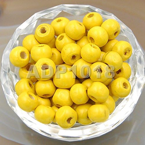 AD Beads Wood Spacer Loose Wooden Craft Beads Big Hole Beads Assorted - Image 2
