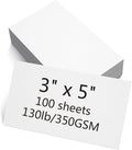 100 Sheets White Cardstock Thick Paper by Unknown
