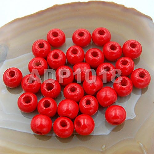 AD Beads Wood Spacer Loose Wooden Craft Beads Big Hole Beads Assorted by ADBeads