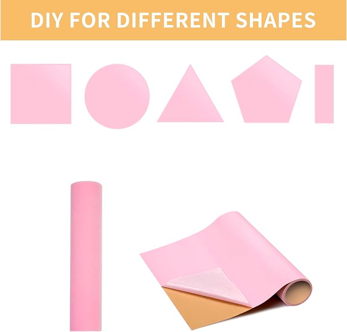 Mesheshe 2PCS Self Adhesive Felt Sheets, DIY Felt Adhesive Sheet - Image 5