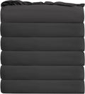 Bulk King Fitted Sheet Only Deep Pocket 6 Pack, Quick Sort Bottom Bed Sheets by Culve