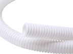 Alex Tech 50ft - 1/2 inch Split Wire Loom Tubing - White by AlexTech