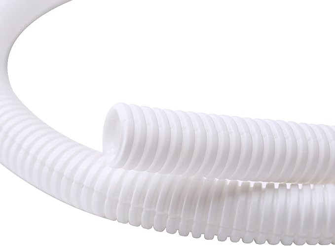 Alex Tech 25ft - 1/4 inch Split Wire Loom Tubing - White by AlexTech