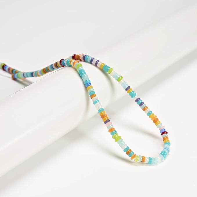 ICAI 2x4mm Natural Rondelle Beads – Loose Gemstone Spacers - Image 4