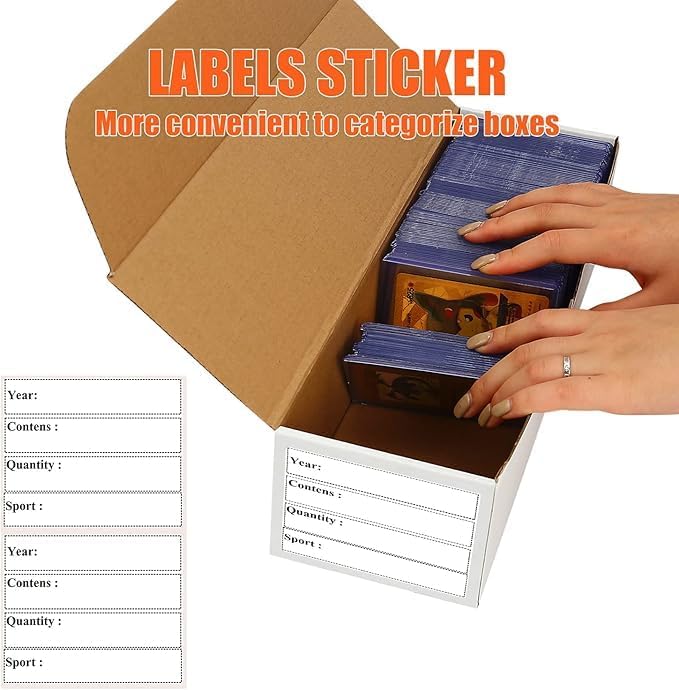 2-Pack • 1600-Count Trading/Gaming Card Box – Fits Toploaders & Sports Cards – - Image 3