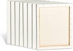 KINGART Stretched White Canvas Set – Rectangle, 11x14 Inch, Triple Gesso Primed - Image 2