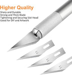 5PCS Craft Knife Hobby Knife Includes 50PCS Spare Exacto Knife Blades #11 - Image 2
