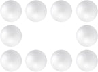 Crafjie 10Pack 2.36Inch Craft Foam Balls White Smooth Polystyrene Foam Ball by Crafjie