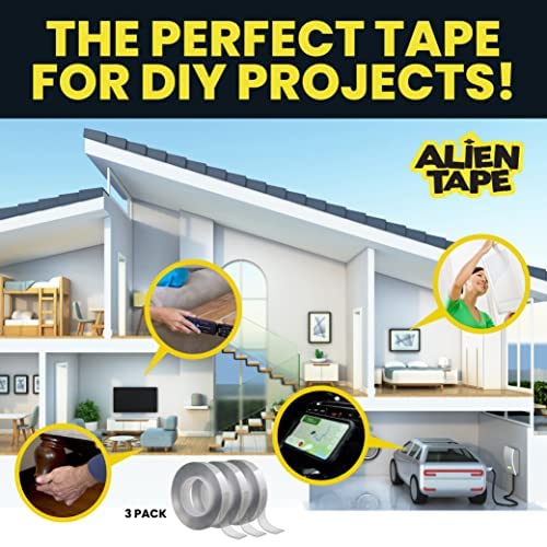 ALIEN TAPE Heavy Duty Double Sided Tape, Nano Tape, Feet Clear Adhesive Tape - Image 3