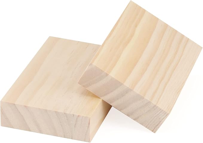 LEXININ 10 PCS Unfinished Wood Blocks, Whittling Blocks - Image 4