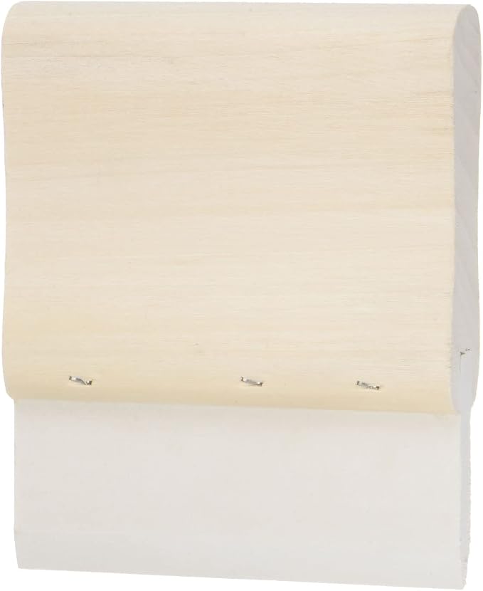 HARFINGTON Screen Printing Squeegee 4 Inch 65 Durometer Rubber Blade Wooden by HARFINGTON