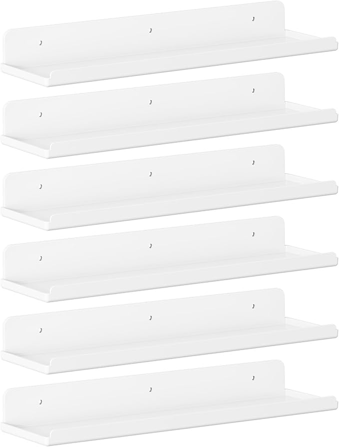 Lifewit Floating Shelves for Wall, Acrylic Display Shelf Wall Mounted for Figure by Lifewit