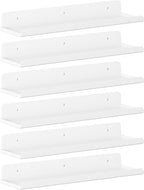 Lifewit Floating Shelves for Wall, Acrylic Display Shelf Wall Mounted for Figure by Lifewit
