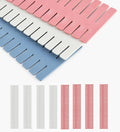 Adjustable Drawer Divider Kit – 8 Pack (White + Pink) – DIY Expandable Drawer Organizer for Dresser, Kitchen, Bathroom