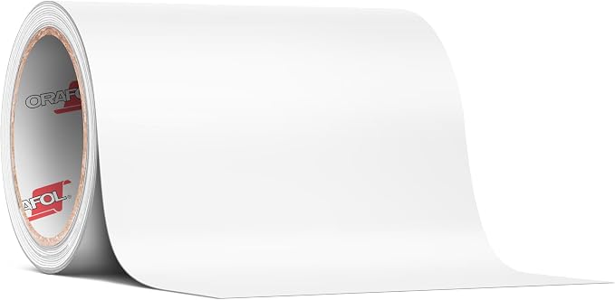 ORACAL 651 Matte White Permanent Vinyl Tape Roll – Premium Adhesive Film by Orafol