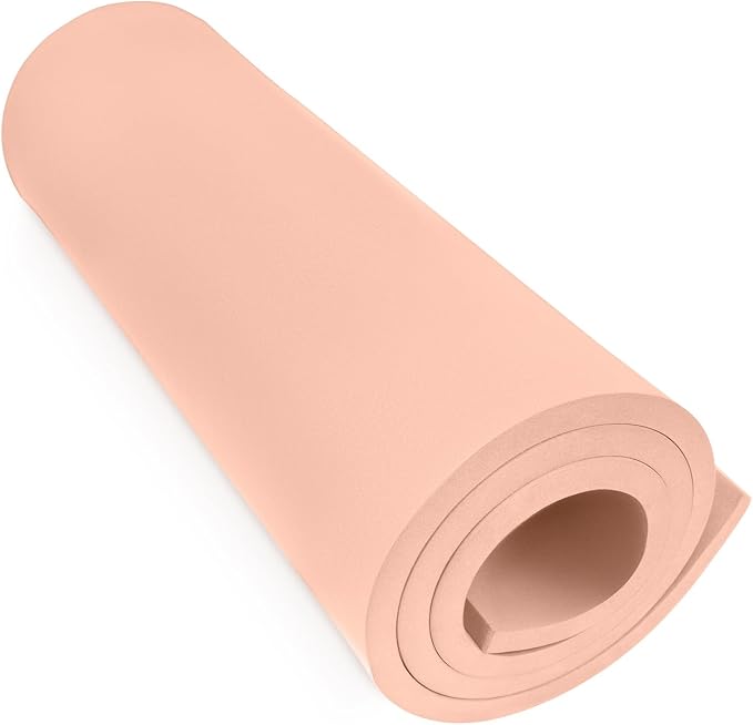Do²ping Beige Eva Foam Sheets Roll, 10mm EVA Craft Foam 39''x13.9'' High by Do%C2%B2ping