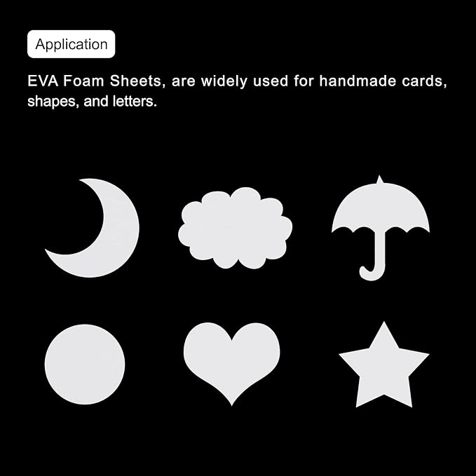 MECCANIXITY EVA Foam Sheets White 7.6 Inch x 5.9 Inch 2mm Thickness - Image 6