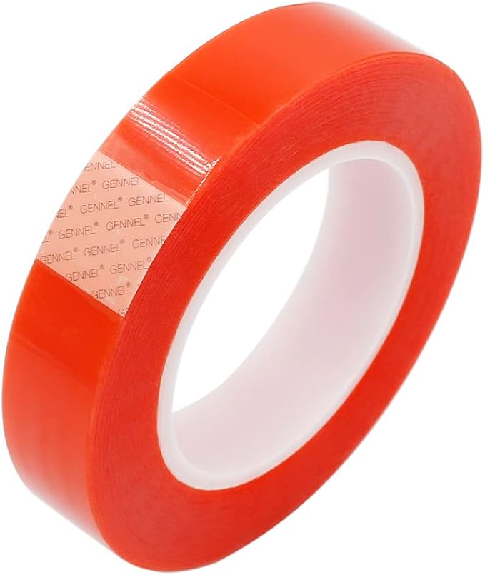 30mm x 25M Clear Double Sided Strong Adhesive PET Tape | Transparent Acrylic - Image 2