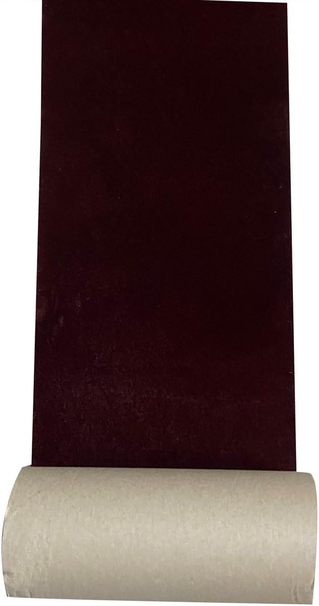 Adhesive Coffee Velvet Felt Fabric Liner, 4.7" x 98", Peel and Stick, Drawer by GAOTAOBN