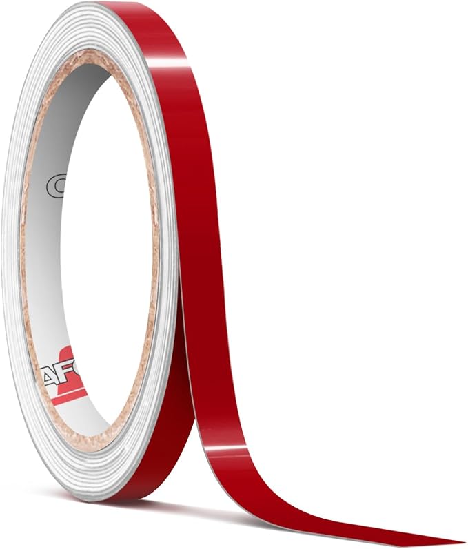 ORACAL 651 Gloss Red Permanent Vinyl Tape Roll – Premium Adhesive Film by Orafol