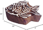 Royal Kraft Wooden Stamps DIY Fabric, Henna Printing Blocks THDtag043 - Image 5